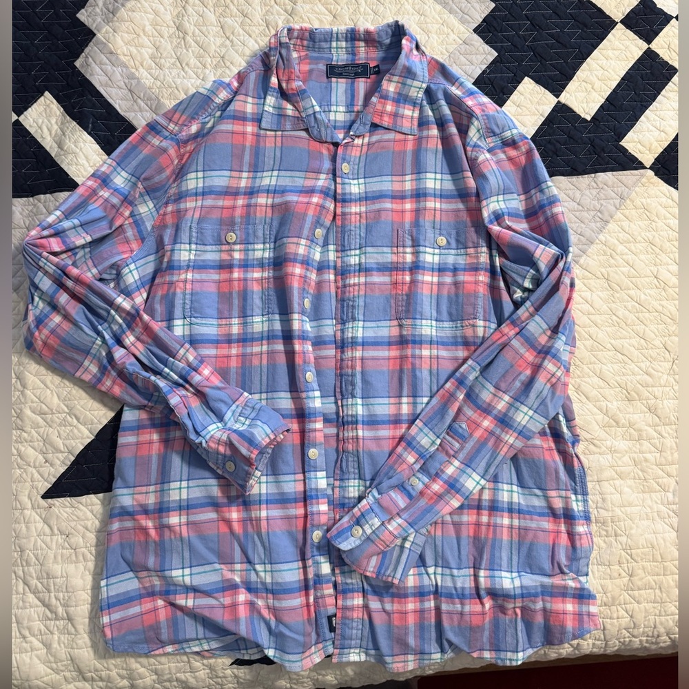 Vineyard Vines linen button up- XXL